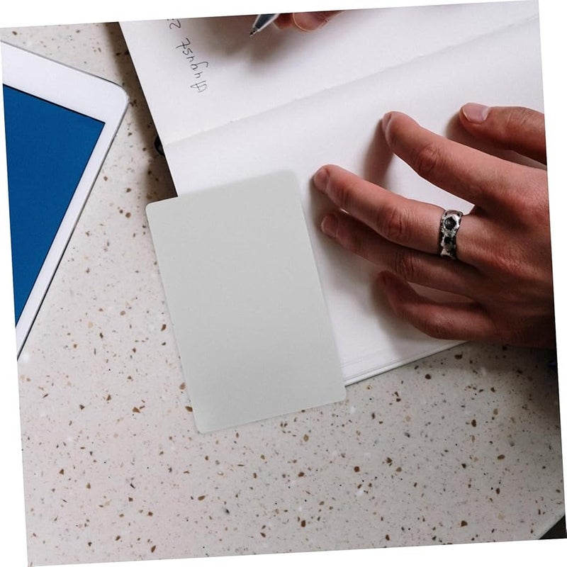10pcs Metal Business Card Blanks for Sublimation and Engraving Smooth Finish Name Tags - Image 5